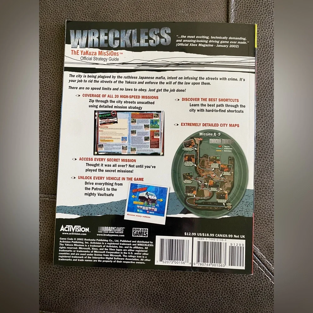 Wreckless: The Yakuza Missions Official Strategy Guide (Xbox)